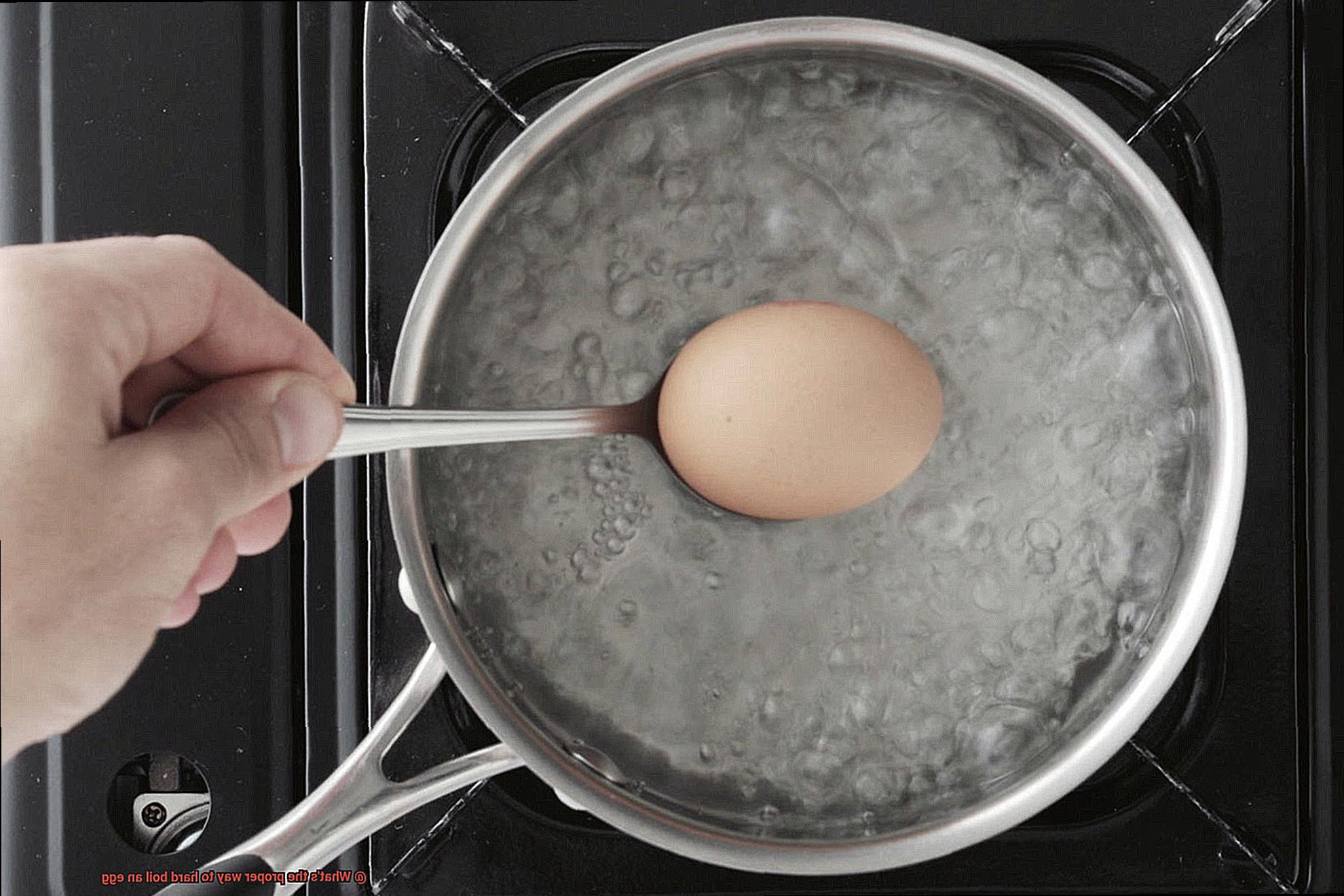 What's the proper way to hard boil an egg-4