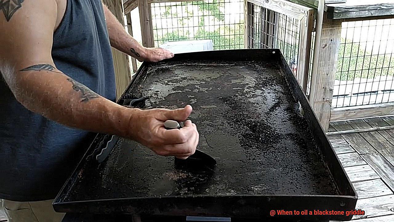 When to oil a blackstone griddle-4