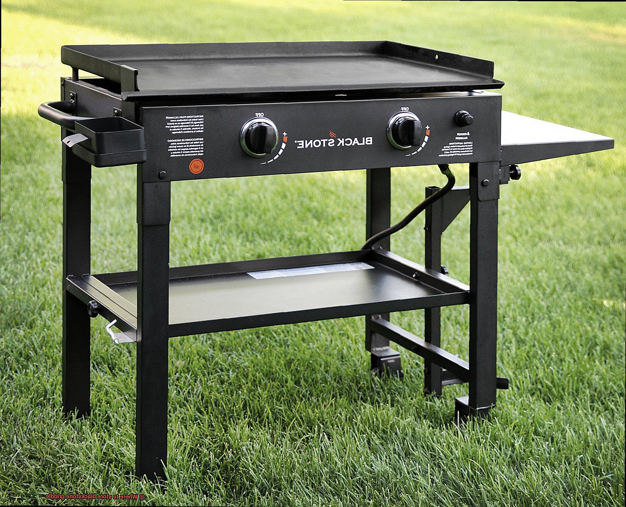 Where to store blackstone griddle-7