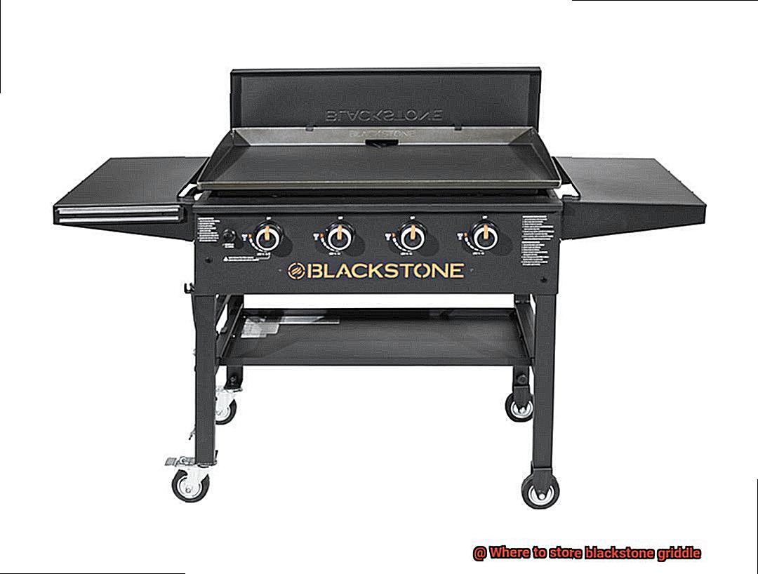 Where to store blackstone griddle-8