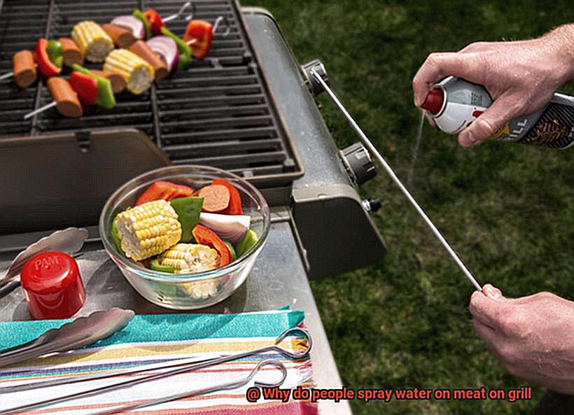 Why do people spray water on meat on grill-5