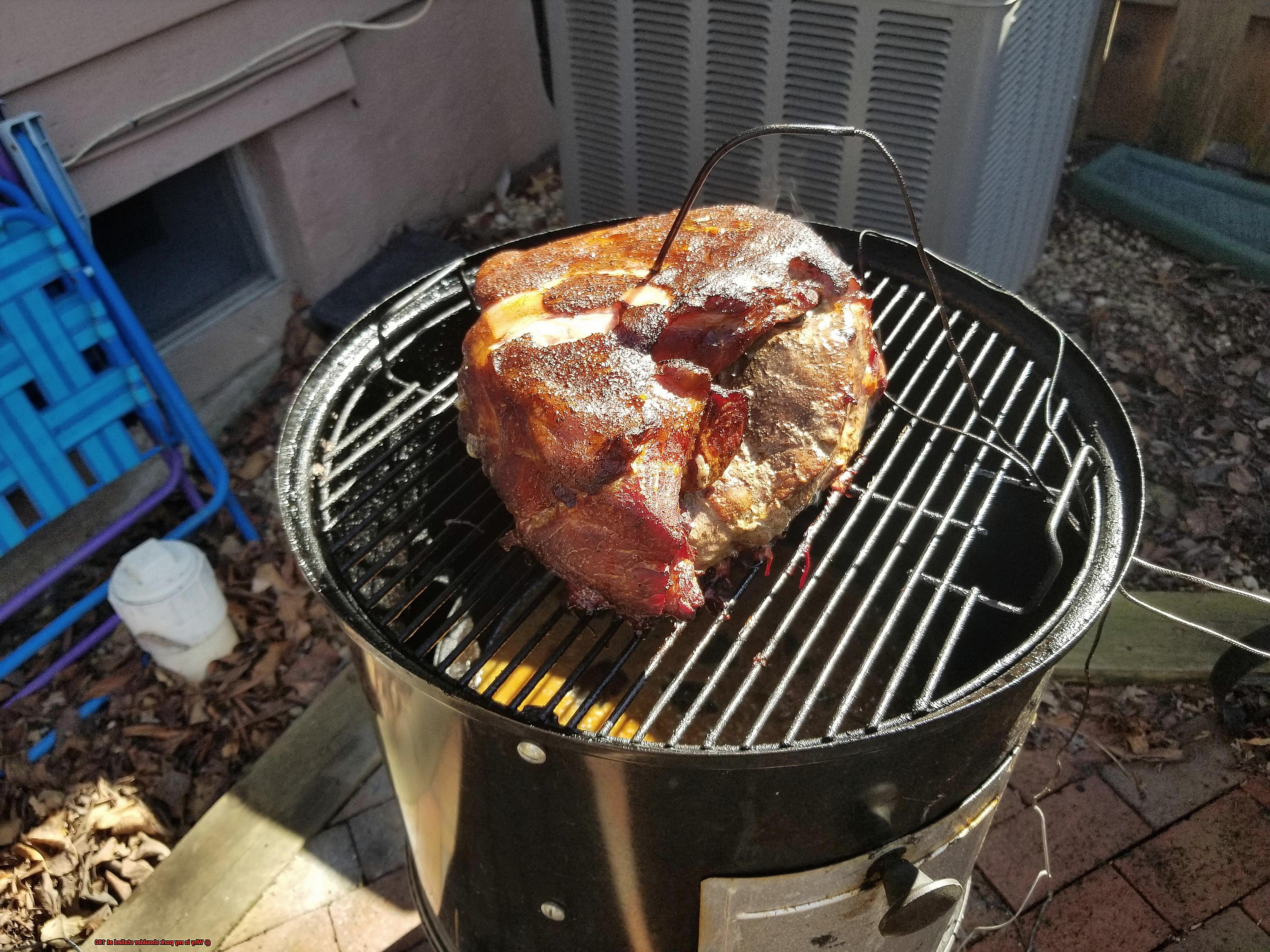Why is my pork shoulder stalled at 180-7