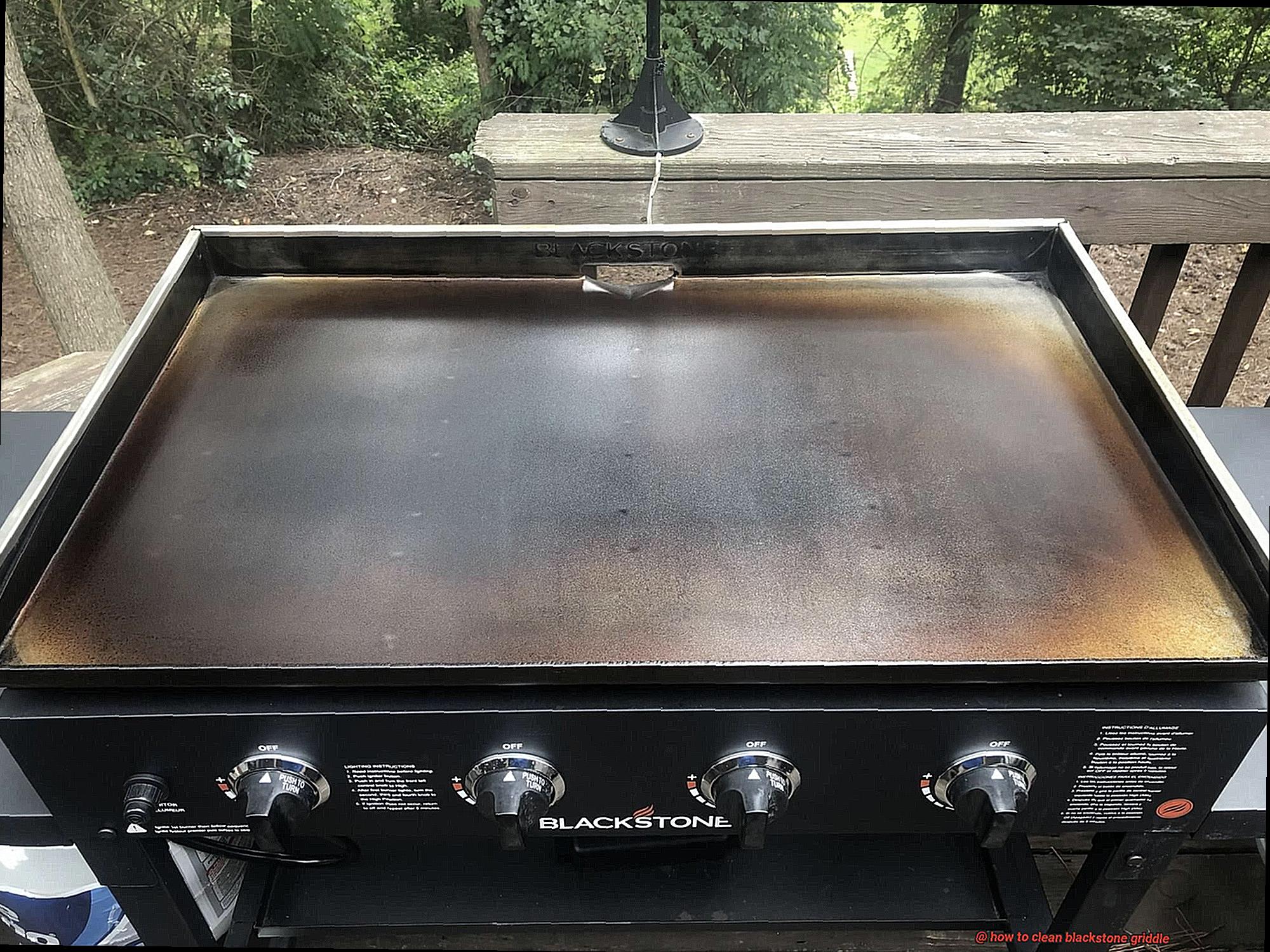 how to clean blackstone griddle-6