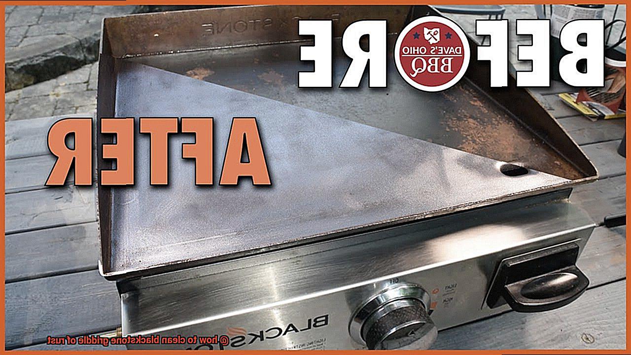how to clean blackstone griddle of rust-8