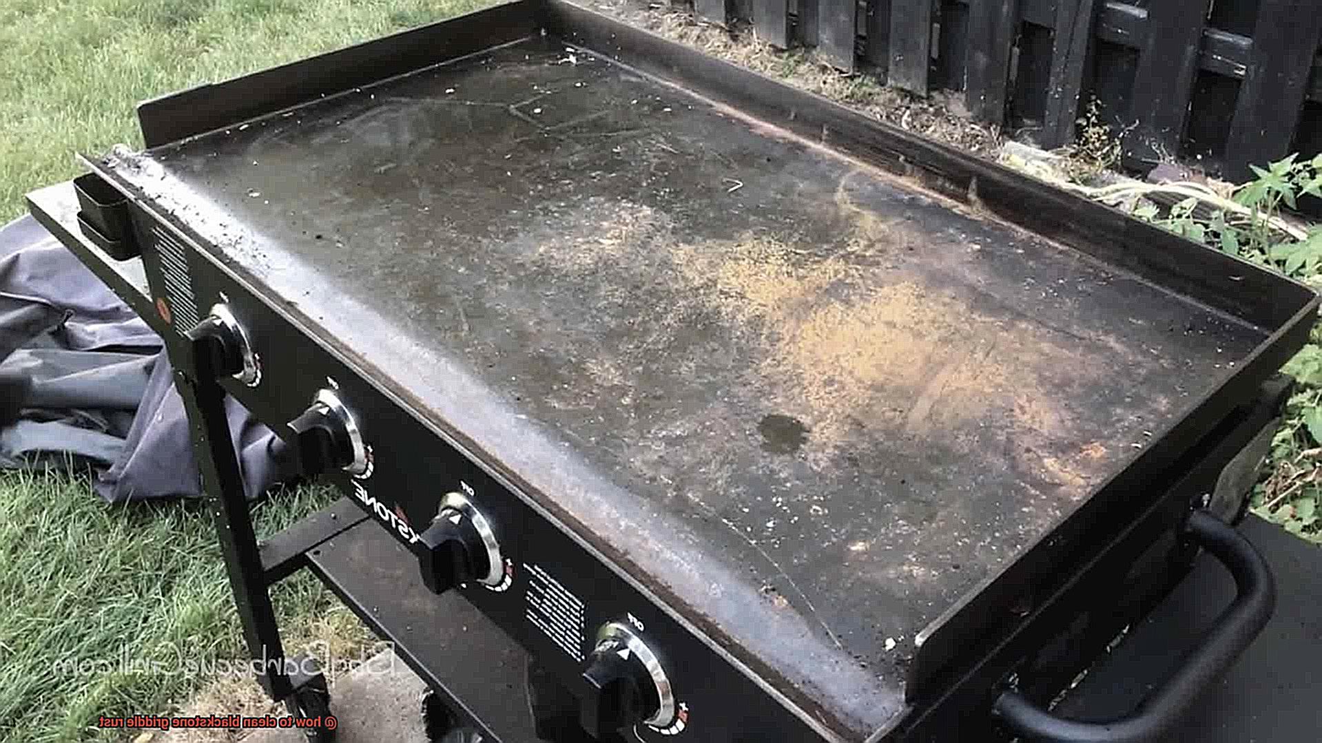 how to clean blackstone griddle rust? - Pastime Bar And Grill