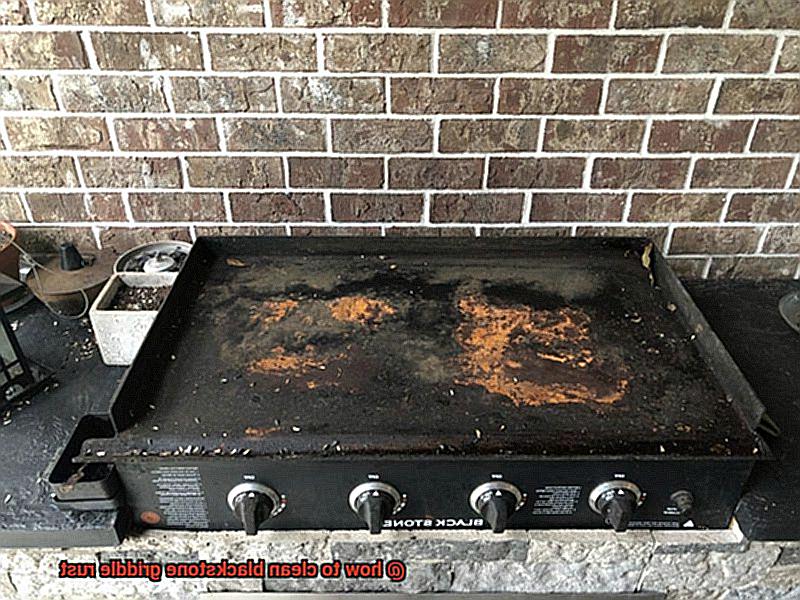 how to clean blackstone griddle rust-3