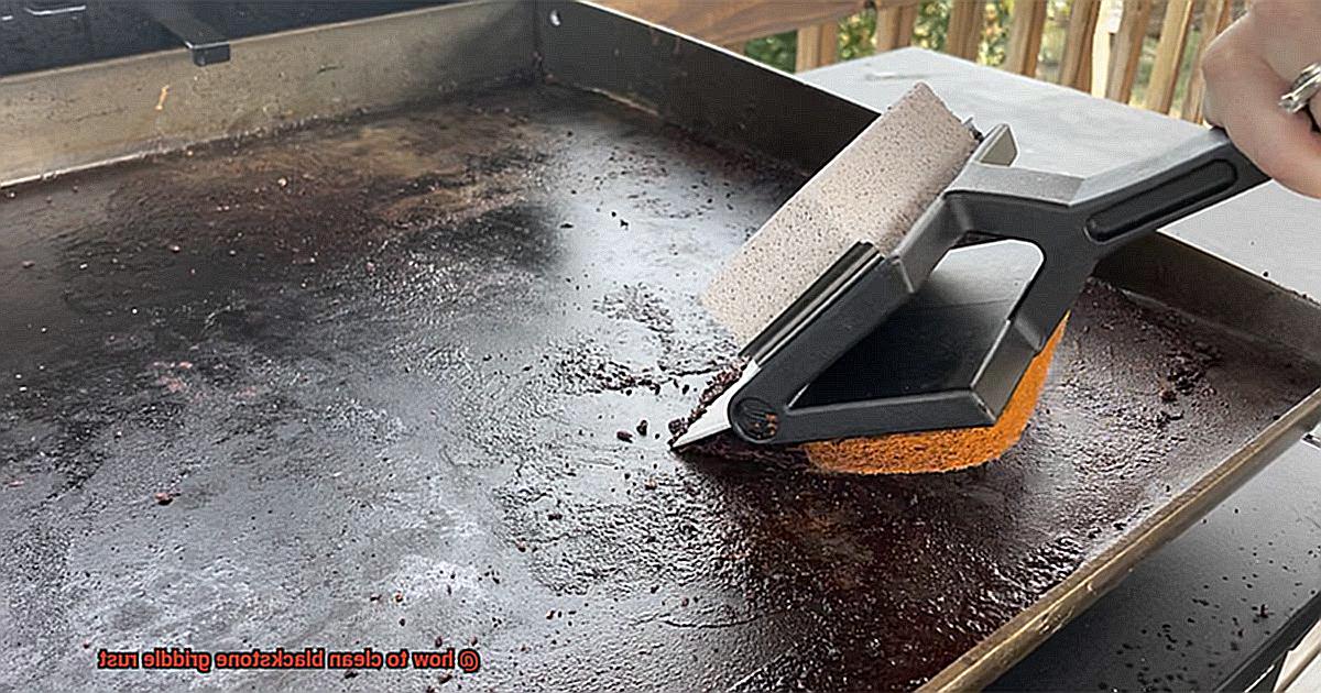 how to clean blackstone griddle rust-4
