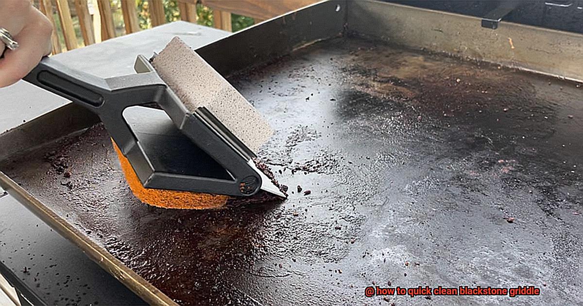 how to quick clean blackstone griddle-6