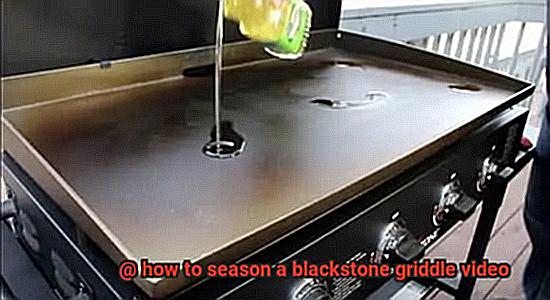 how to season a blackstone griddle video-5