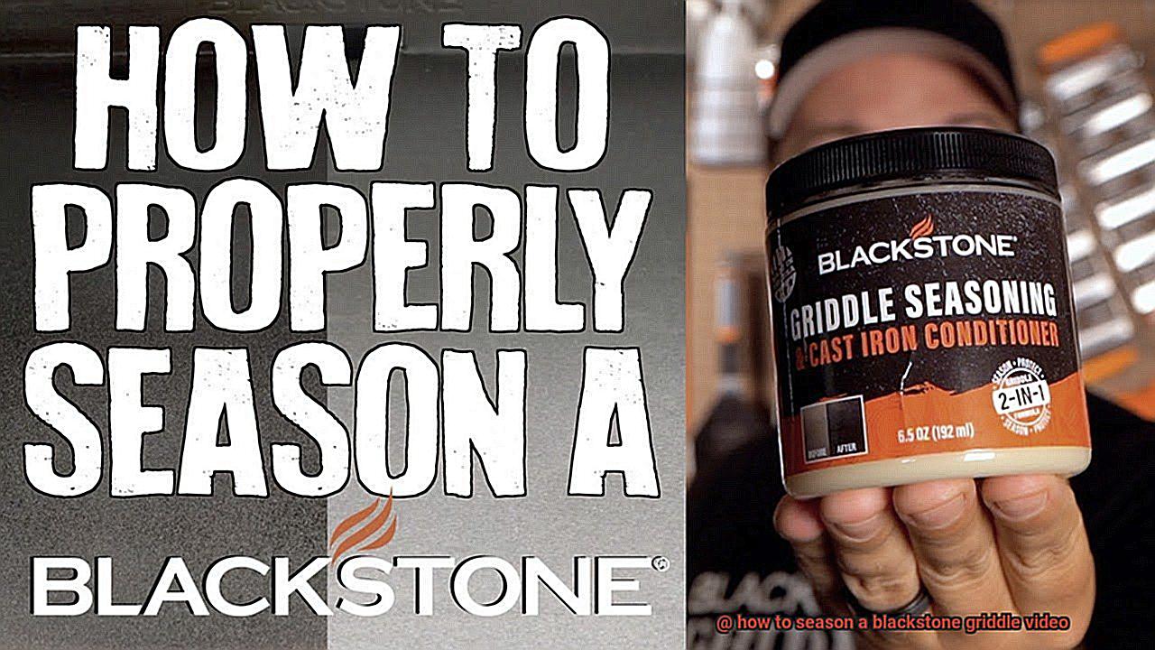 how to season a blackstone griddle video-3