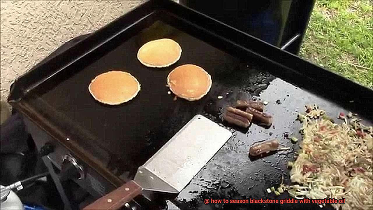 how to season blackstone griddle with vegetable oil-4