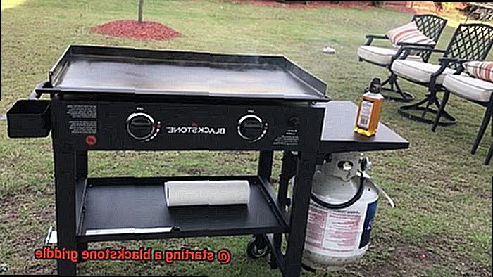 starting a blackstone griddle-4