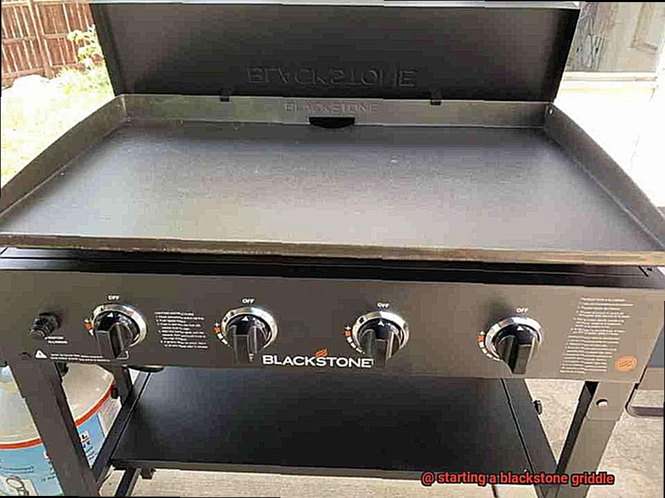 starting a blackstone griddle-2