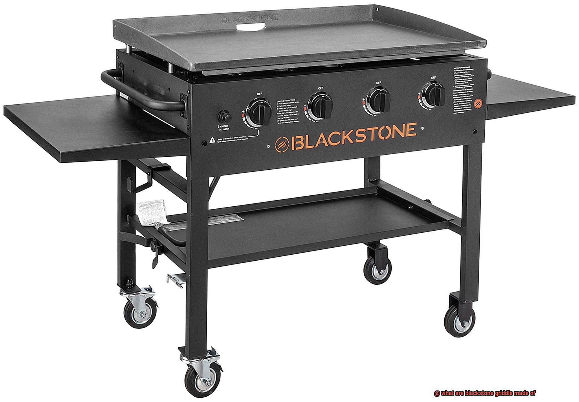 what are blackstone griddle made of-3