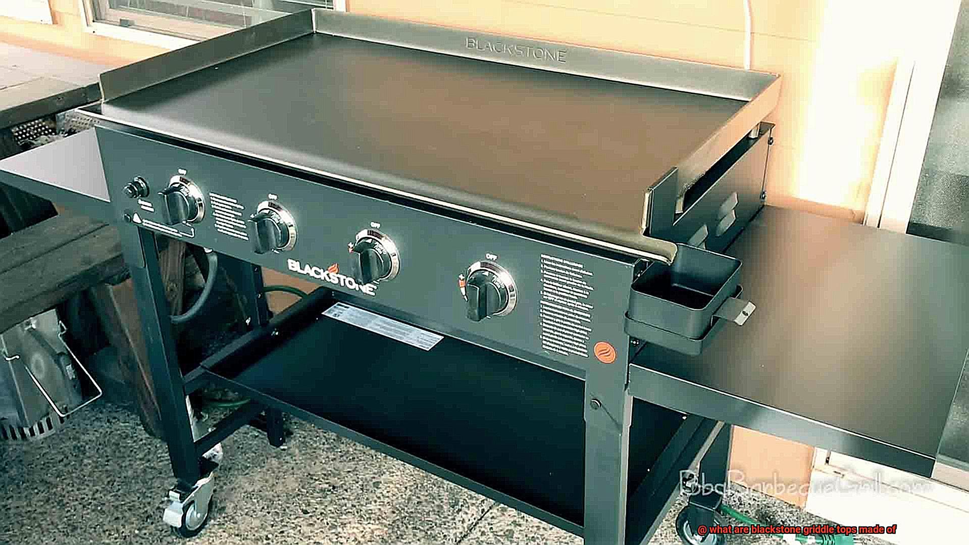 what are blackstone griddle tops made of? - Pastime Bar And Grill