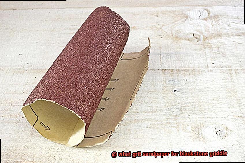 what grit sandpaper for blackstone griddle-3