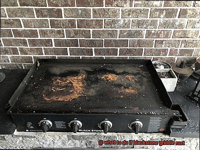what to do if blackstone griddle rust-4