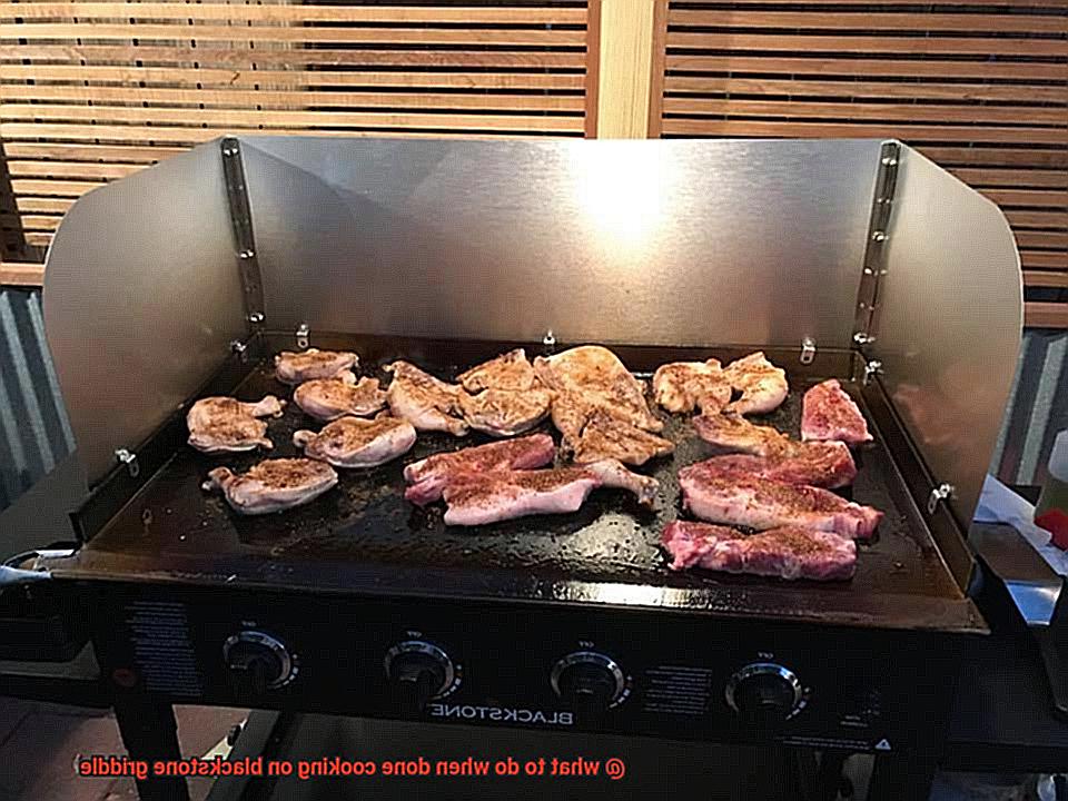 what to do when done cooking on blackstone griddle-4