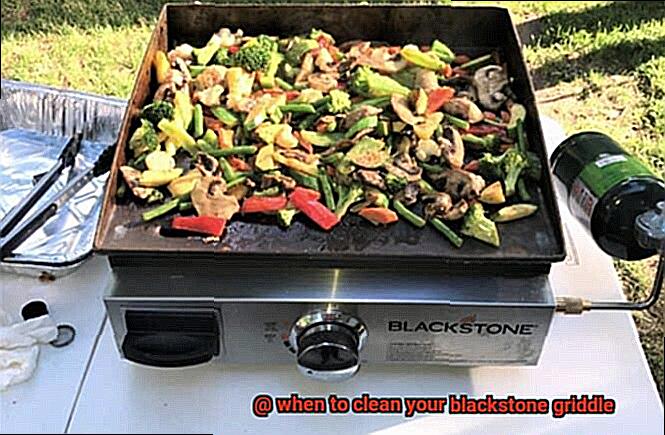 when to clean your blackstone griddle-3