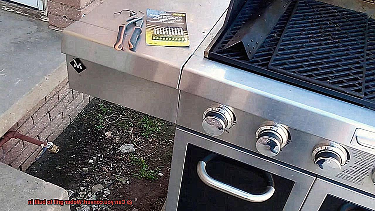 Can you convert Weber grill to built in-5