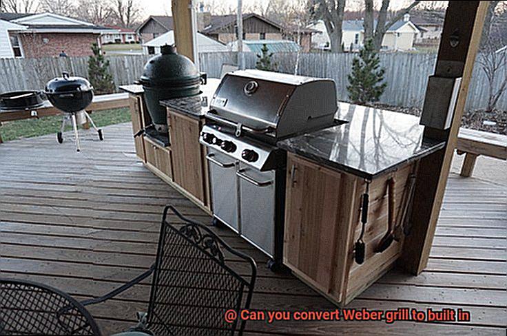 Can you convert Weber grill to built in-2