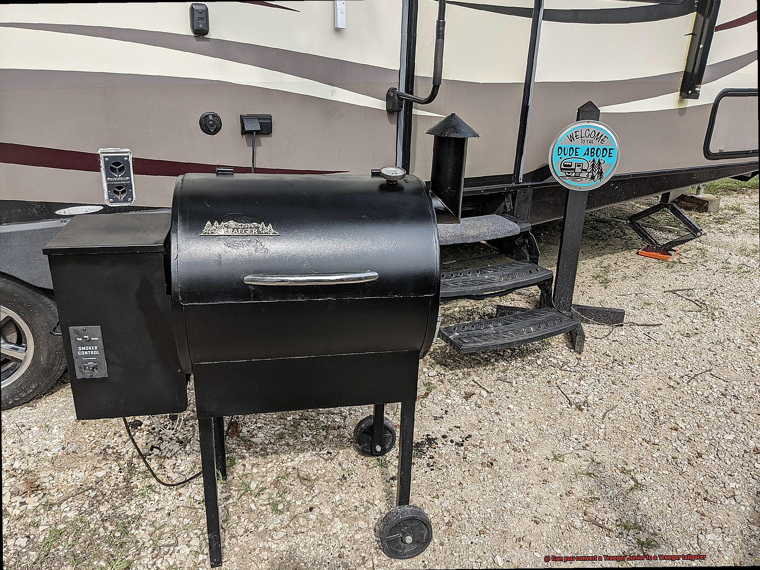 Can you convert a Traeger Junior to a Traeger tailgater-2