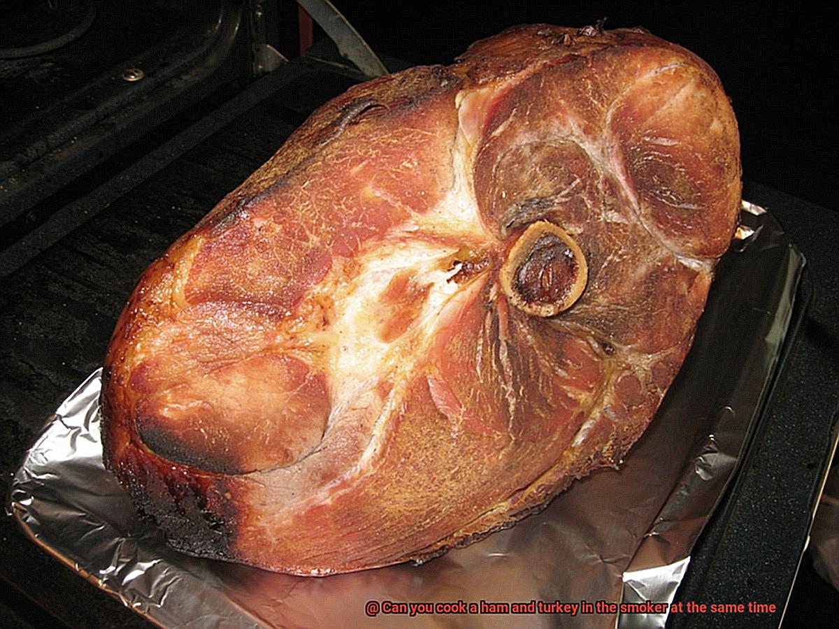 Can you cook a ham and turkey in the smoker at the same time-5