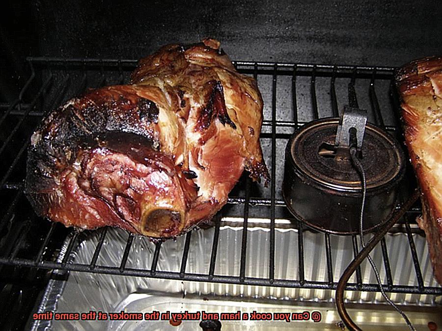 Can you cook a ham and turkey in the smoker at the same time-6