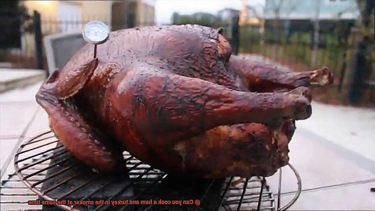Can you cook a ham and turkey in the smoker at the same time-4