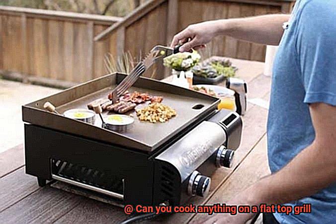 Can you cook anything on a flat top grill-3