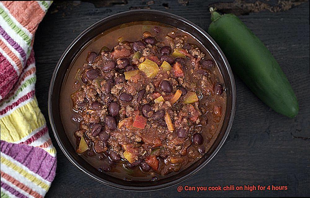 Can you cook chili on high for 4 hours-2
