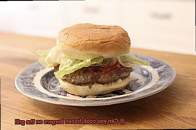 Can you cook frozen burgers on the grill-11
