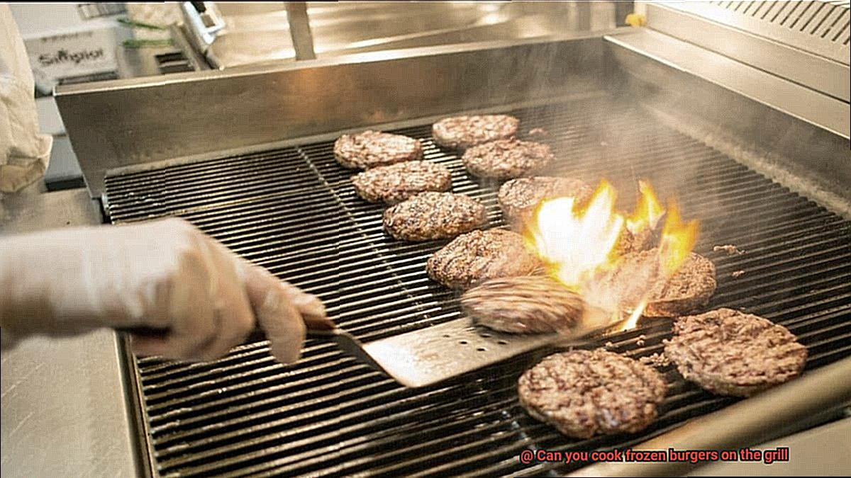 Can you cook frozen burgers on the grill-7
