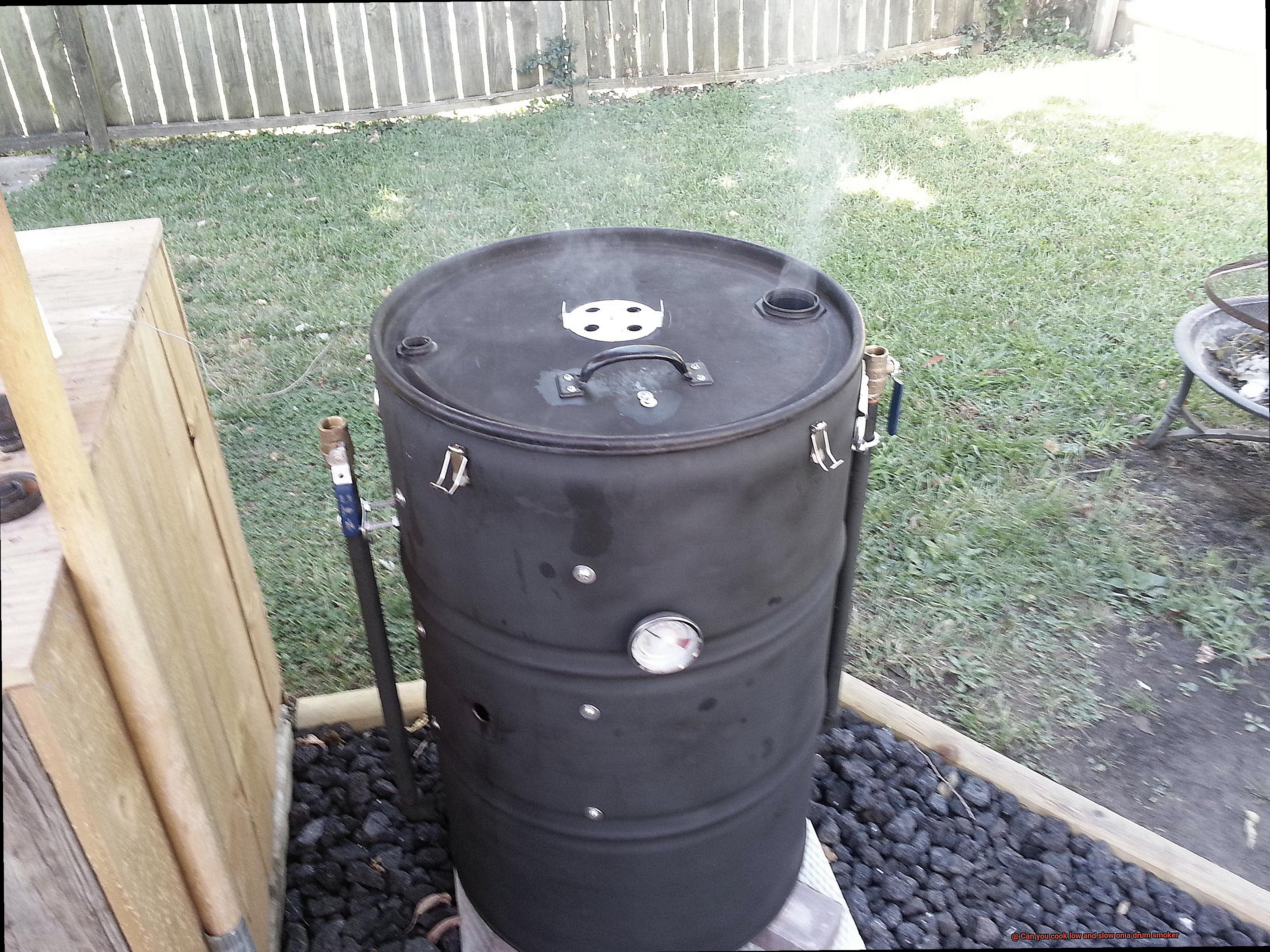 Can you cook low and slow on a drum smoker-6