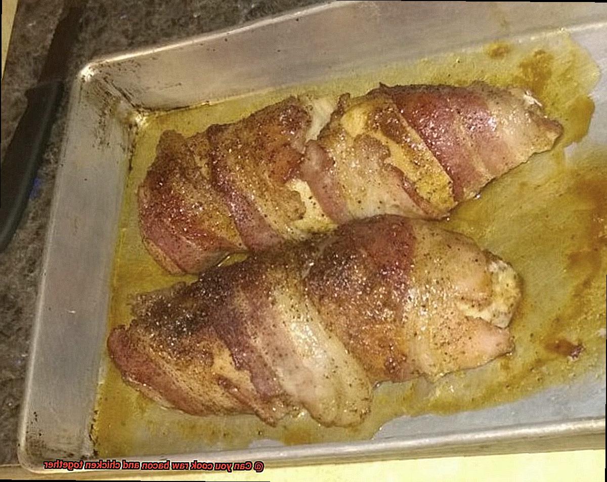 Can you cook raw bacon and chicken together-3