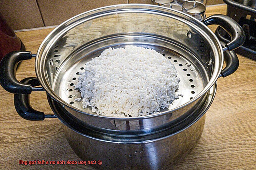 Can you cook rice on a flat top grill-4
