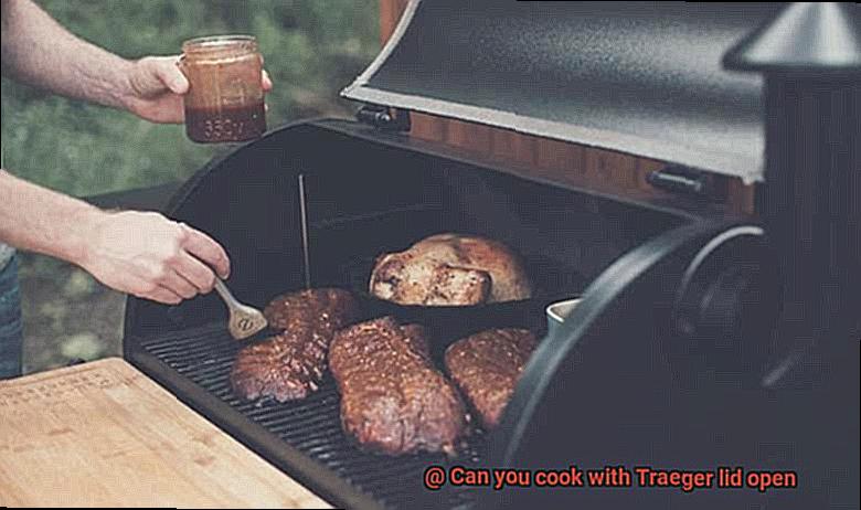 Can you cook with Traeger lid open-4