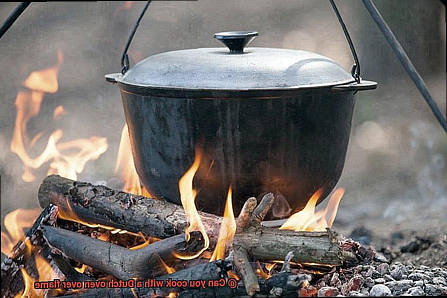 Can you cook with a Dutch oven over flame-6