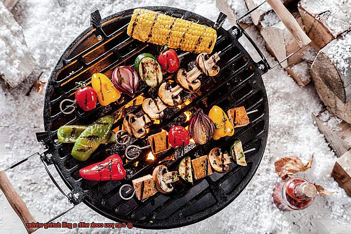 Can you cook with a grill during winter-6