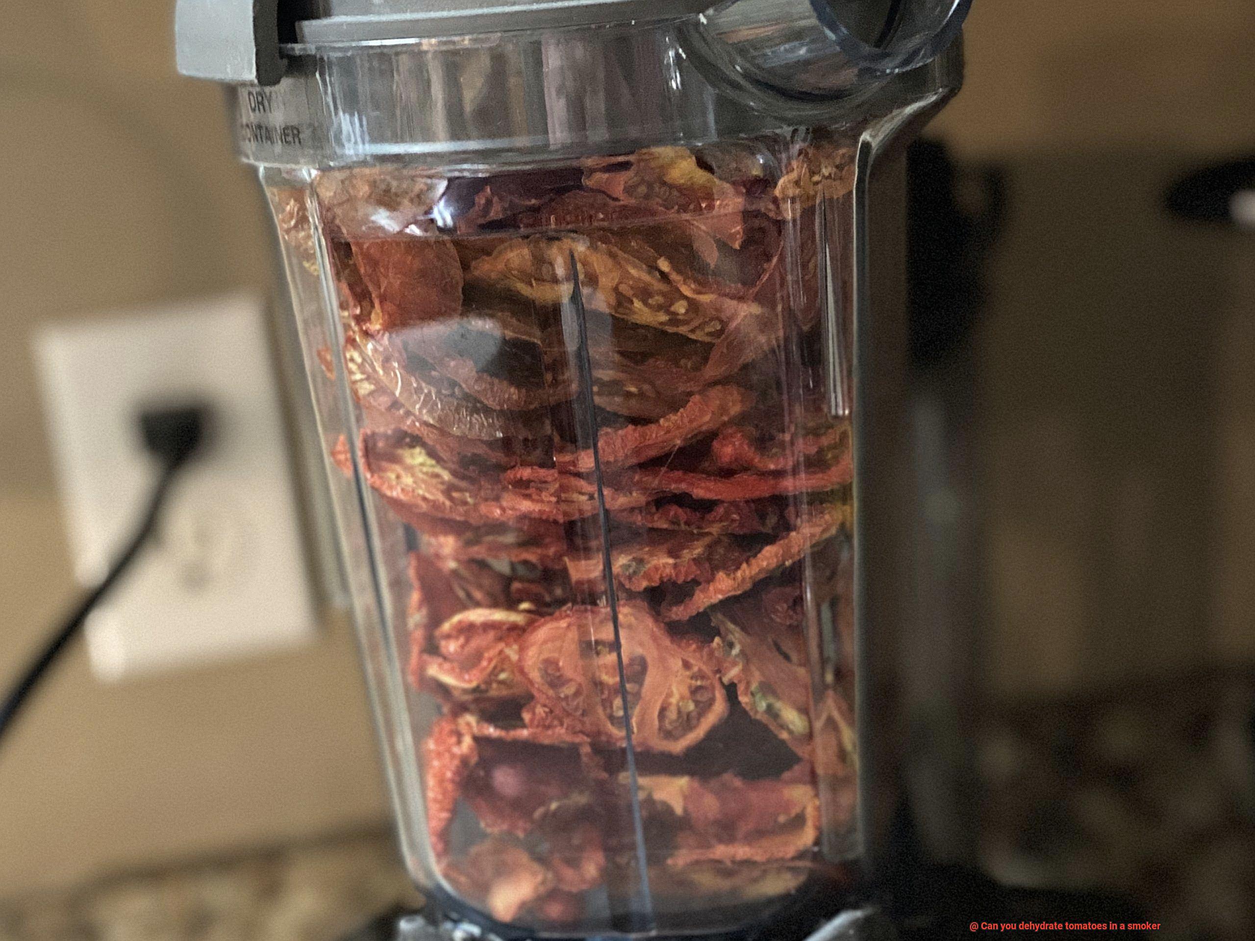 Can you dehydrate tomatoes in a smoker-2