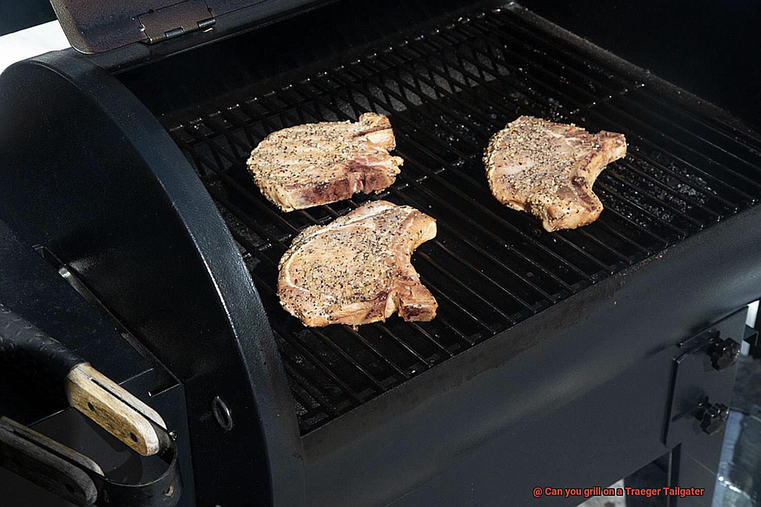 Can you grill on a Traeger Tailgater-3