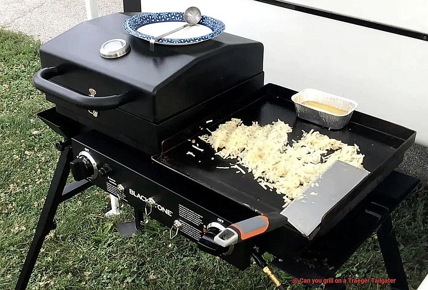 Can you grill on a Traeger Tailgater-4