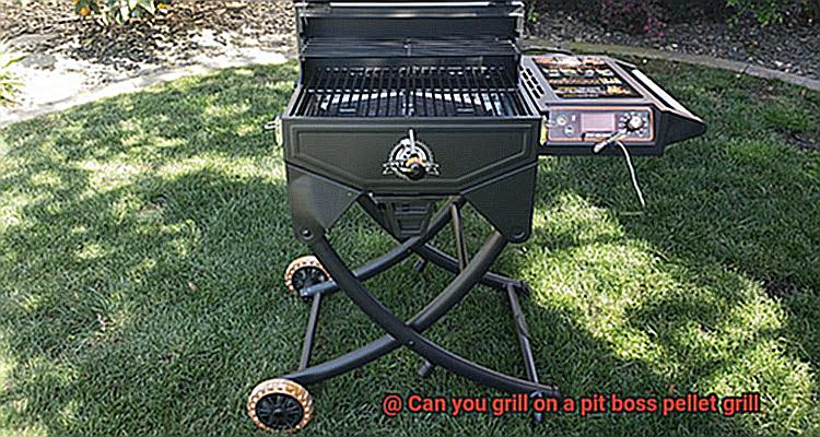 Can you grill on a pit boss pellet grill-5