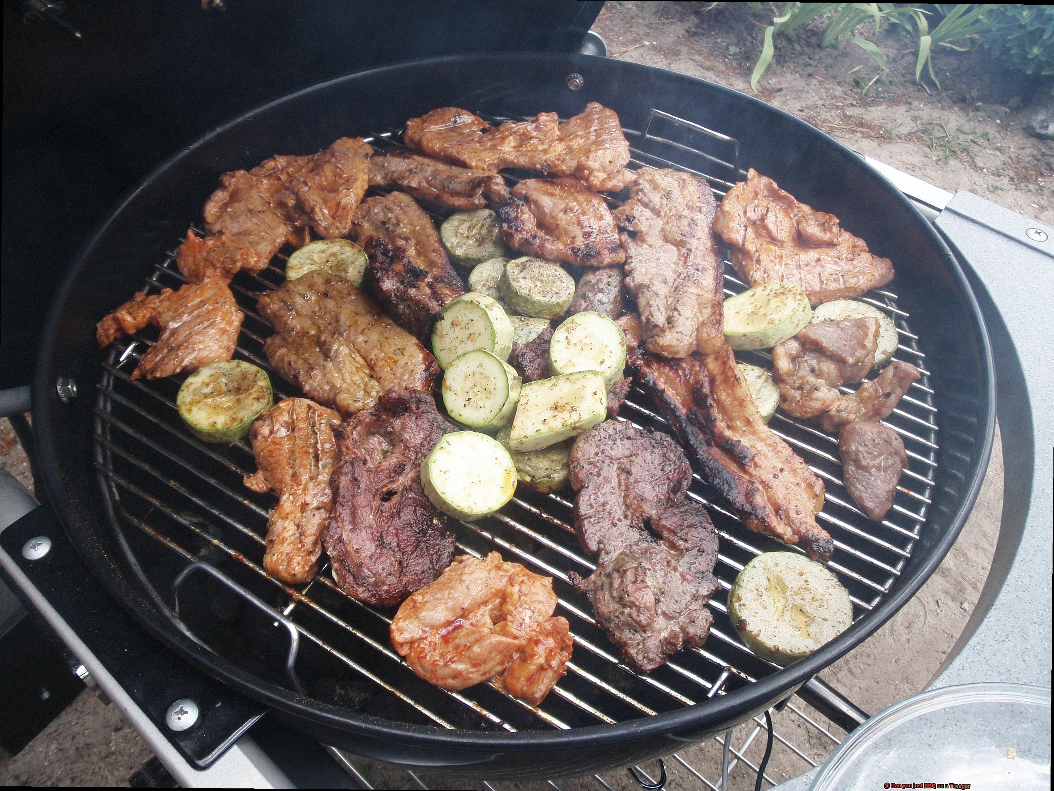 Can you just BBQ on a Traeger -4