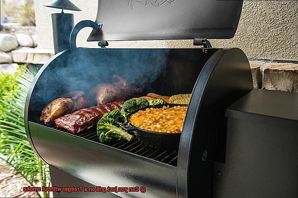 Can you just grill on a Traeger without smoke -4