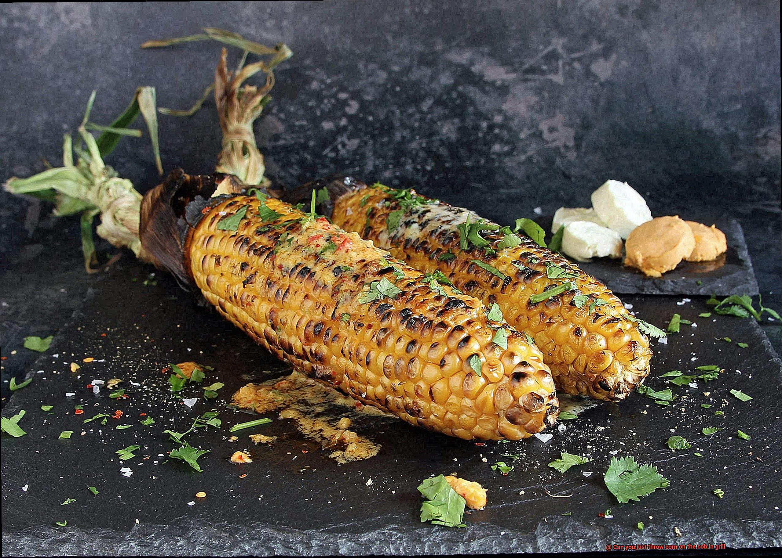 Can you just throw corn on the cob in grill-2