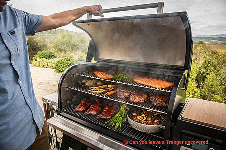 Can you leave a Traeger uncovered -4