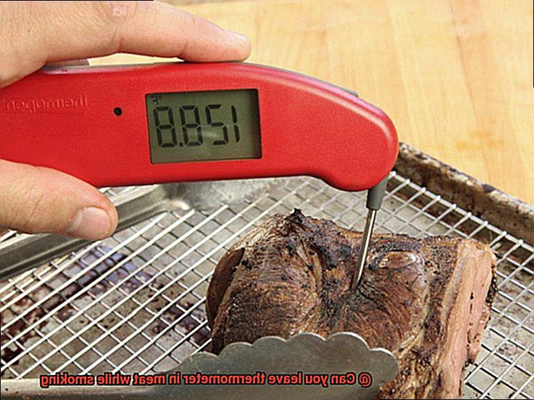 Can you leave thermometer in meat while smoking-2