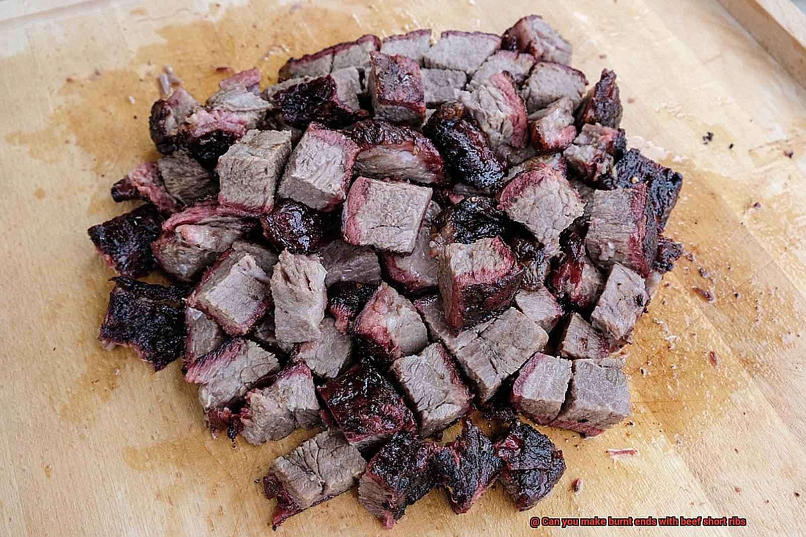 Can you make burnt ends with beef short ribs-5