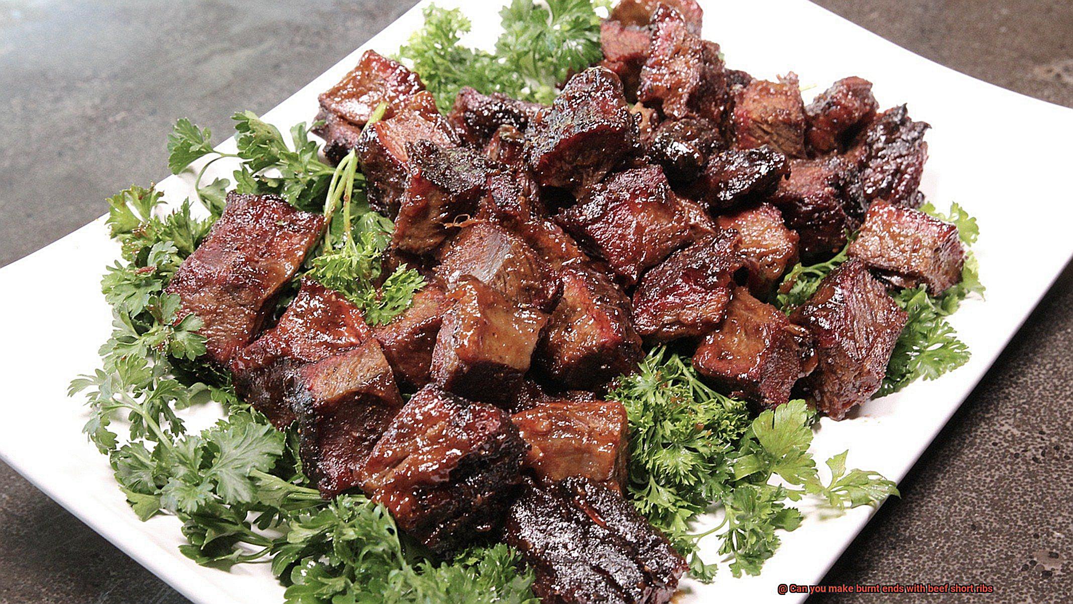 Can you make burnt ends with beef short ribs-4